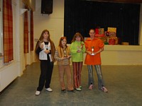 Claudia met andere winnaars